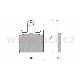 Brake pads (mixture ROAD TT PRO SINTERED) NEWFREN (2 pcs in package)