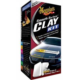MEGUIARS Smooth Surface Clay Kit - sada k odstraňení nečistot vázaných k povrchu laku vozu