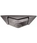 Front ventilation cover for Cyklon helmets, CASSIDA - Czech Republic (matt silver titanium)