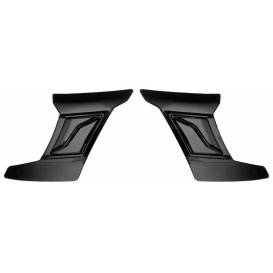 Front covers for top ventilation for Cyklon helmets, CASSIDA - Czech Republic (black, pair)