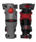 Knee braces X8 sets L / P, MOBIUS - USA (gray / red)