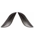 Front covers for top ventilation for Reflex helmets, CASSIDA - Czech Republic (matt black, pair)