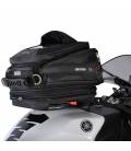 Tankbag na motocykel Q15R QR, OXFORD - Anglicko (čierny, s rýchloupínacím systémom na viečka nádrže, objem 15 l)