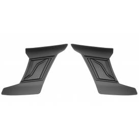 Front covers for top ventilation for Cyklon helmets, CASSIDA - Czech Republic (matt black, pair)
