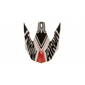 Náhradní kšilt pro přilby TWIST Avanger, AIROH (bílá/červená/černá)