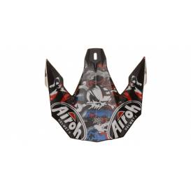 Náhradní kšilt pro přilby TWIST Punk, AIROH (bílá/černá/červená/modrá)