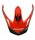 Cap for Tour Globe helmets, CASSIDA - Czech Republic (black / neon red / white)