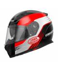 Apex Jawa helmet, CASSIDA (red / black / gray, package incl. Pinlock foil)
