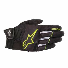 ATOM gloves, ALPINESTARS (black / yellow fluo)