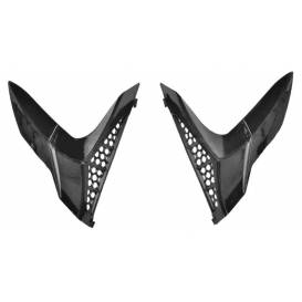 Rear helmet ventilation covers X1.9 and X1.9D, ZED (black, pair)
