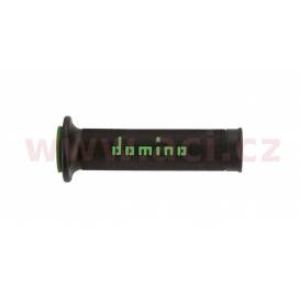 Grips A010 (road) length 120 + 125 mm, DOMINO (black-green)