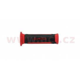 Grips A350 (scooter / road) length 120 mm, DOMINO (anthracite-red)