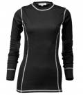 Women's Long Sleeve Thermal Underwear, ROLEFF - Germany, Women's (Black)