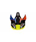 Spare visor for helmets TERMINATOR OPEN VISION, AIROH - Italy (slider azure)