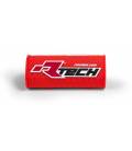 Barrier-free handlebar protector with "Rtech" inscription (for diameter 28.6 mm), RTECH (neon orange)