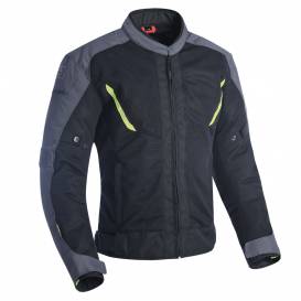 Jacket DELTA 1.0 AIR, OXFORD (black / gray / fluo)