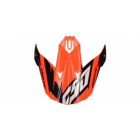 Cap for Cross Cup Two Junior helmets, CASSIDA, children's (orange fluo / white / black / gray)