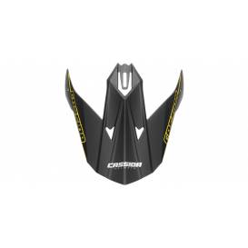 Cap for helmets LIBOR PODMOL, CASSIDA (black matt / yellow / gray)