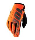 BRISKER gloves, 100% (fluo orange / black)