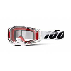 Brýle ARMEGA Lightsaber, 100% - USA (čiré plexi s čepy pro slídy)