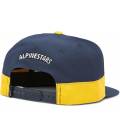 FASTER HAT cap, ALPINESTARS (white / dark blue / gold)