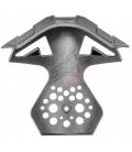 Vrchní díl krytu bradové ventilace pro přilby SUPERTECH M10 a M8, ALPINESTARS (černý)