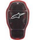 Spine protector NUCLEON KR-1 CELLi 2021 insertion certification CE2, ALPINESTARS (transparent / gray / red)