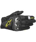 Gloves SMX-1 AIR 2, ALPINESTARS (black / yellow fluo)