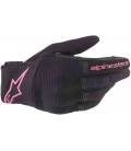 Gloves STELLA COPPER, ALPINESTARS (black / pink)