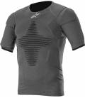 Thermal underwear with short sleeves and protectors ROOST BASE 2021, ALPINESTARS (anthracite black)