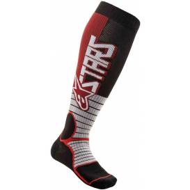 Ponožky MX PRO SOCKS 2020, ALPINESTARS (červená/černá)