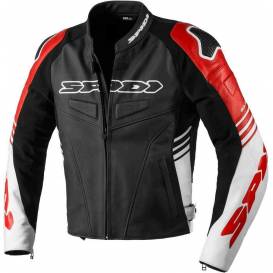 TRACK WARRIOR Jacket, SPIDI (black / white / red)