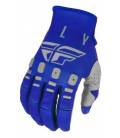 KINETIC K121 Gloves, FLY RACING (blue / blue / gray)