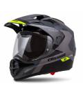 Tour 1.1 Specter helmet, CASSIDA (gray / light gray / yellow fluo / black, plexiglass with preparation for Pinlock)