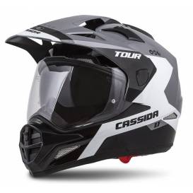 Tour 1.1 Specter helmet, CASSIDA (gray / white / black, plexiglass with preparation for Pinlock)