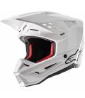 Helmet S-M5 SOLID 2021, ALPINESTARS (glossy white)