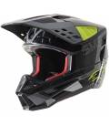 Helmet S-M5 ROVER 2021, ALPINESTARS (anthracite / yellow fluo / camouflage gray)