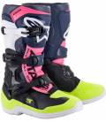 Shoes TECH 3S YOUTH 2021, ALPINESTARS, children (black / blue / pink / yellow fluo)
