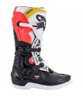 Shoes TECH 3 2021, ALPINESTARS (black / white / red / yellow fluo)