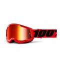 STRATA 2 100% - USA, children's red glasses - mirror red plexiglass
