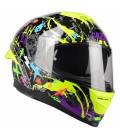 Rafale SR Crazy Helmet, LAZER - Belgium (black / purple / fluo green)