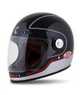 Fiber Jawa Sport Helmet, CASSIDA (black / silver / red)