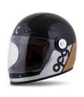 Fiber OPG Helmet, CASSIDA (black / gold / silver)