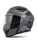 Integral 3.0 DRFT helmet, CASSIDA (matt gray / black / orange) plexiglass with preparation for Pinlock