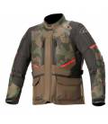 Jacket ANDES DRYSTAR 2021, TECH-AIR 5 compatible, ALPINESTARS (dark green camo / black / red)