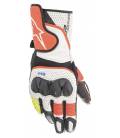 Gloves SP-2 2021, ALPINESTARS (white / red fluo / black)