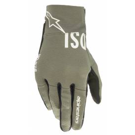 Gloves SHOTARO collection DIESEL JEANS 2021, ALPINESTARS (green / black / white)