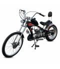 Motorcycle Sunway Chopper Black 80cc 2t