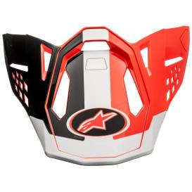 Helmet visor SUPERTECH S-M10 ANGEL, ALPINESTARS (red/black/white)