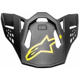 Helmet visor SUPERTECH S-M10 AMS, ALPINESTARS (grey/white/fluo yellow/black)